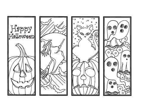 Halloween Bookmarks Printable